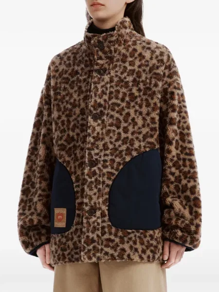 Reversibil geacă Fingercroxx cu imagine cu model leopard