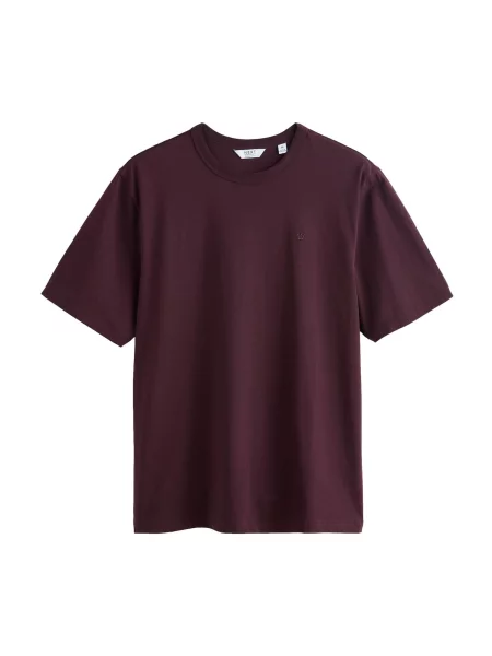 Next Tricou burgundy roșu