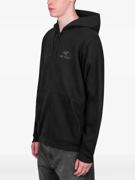 Суичър с качулка Arc'teryx черно