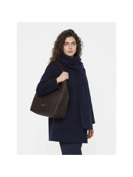 Shopperka Gianni Chiarini skórzana brązowa