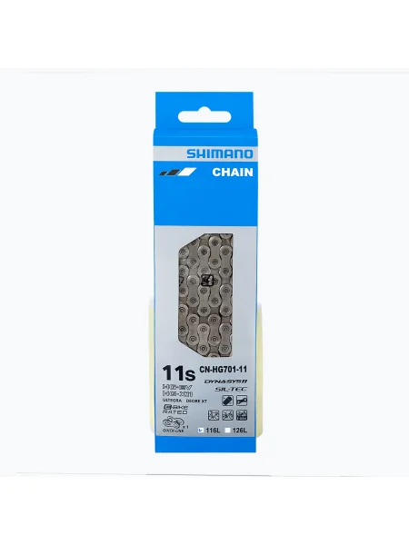 Olcsóbban. Shimano kerékpár lánc + Pin láncszem Méret: 11 rz ezüst