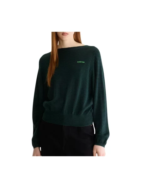 Dzianinowy sweter Bellerose zielony