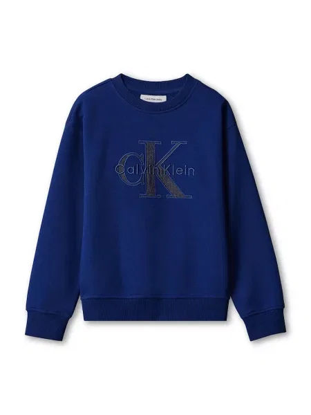 Calvin Klein Jeans hanorac pentru copii cu albastru
