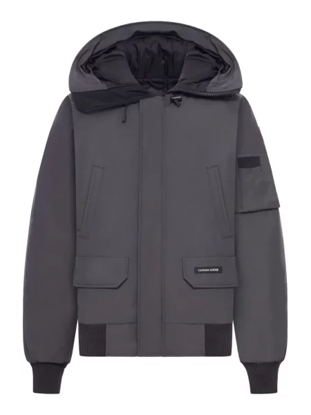 Geacă Canada Goose cu autograf gri