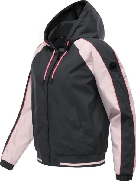 Ragwear Geacă funcțională Nicandra închis / roz deschis gri