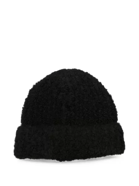 Căciulă Mm6 Maison Margiela cu autograf negru