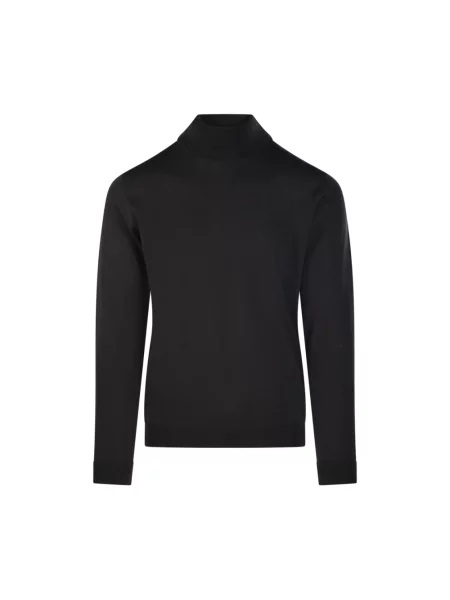 Sweter Roberto Collina wełniany czarny