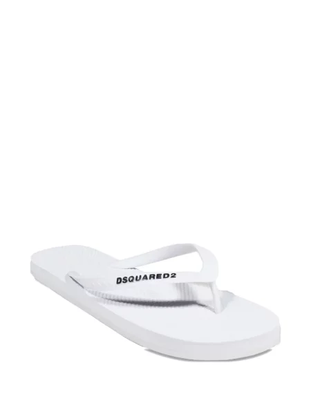 Șlapi Dsquared2 alb