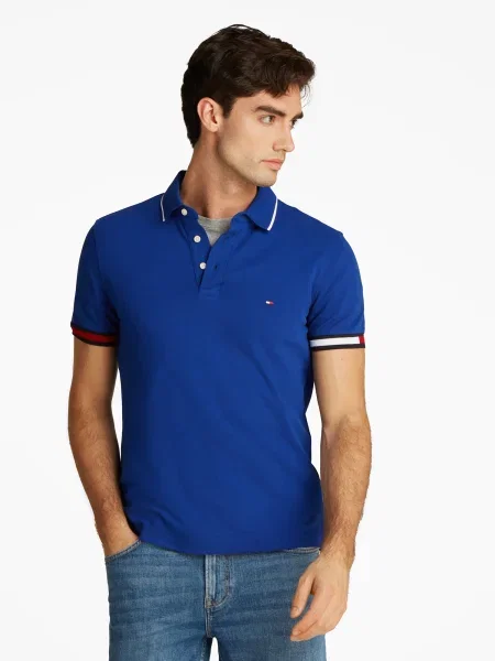 Polo majica Tommy Hilfiger modra