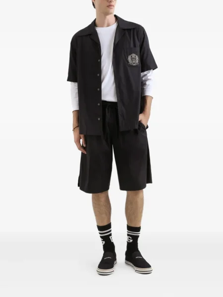 Cămașă Dolce & Gabbana scurtă negru