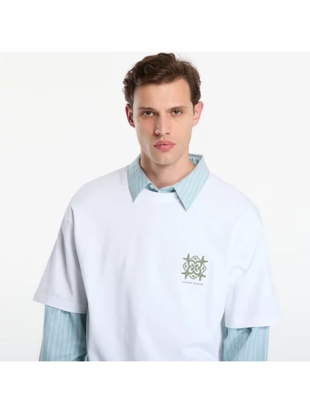 Tričko Samsøe Samsøe Sajes T-shirt Green Tile M zelené