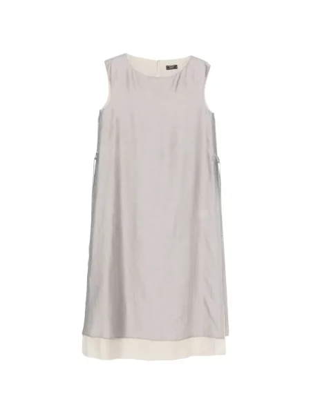 Rochie Peserico din organza gri