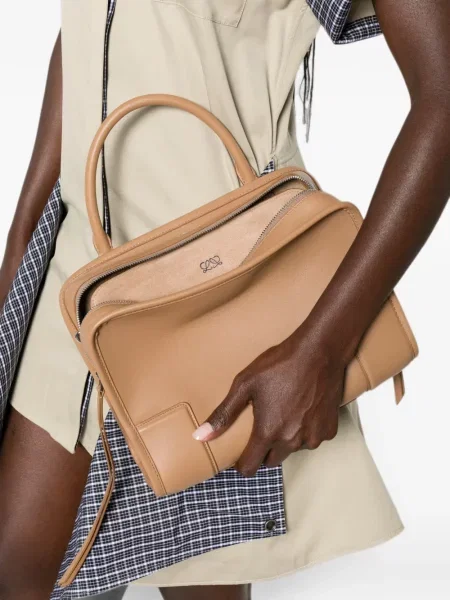 Geantă shopper Loewe din piele maro