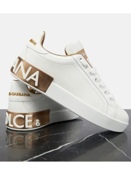 Sneakerși Dolce&gabbana din piele alb
