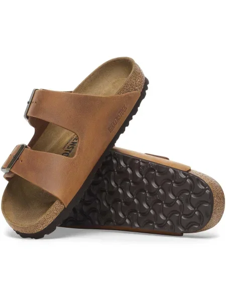 Kožené tenisky Birkenstock hnedá