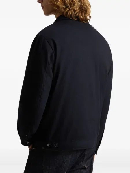 Geacă Woolrich de lână albastru