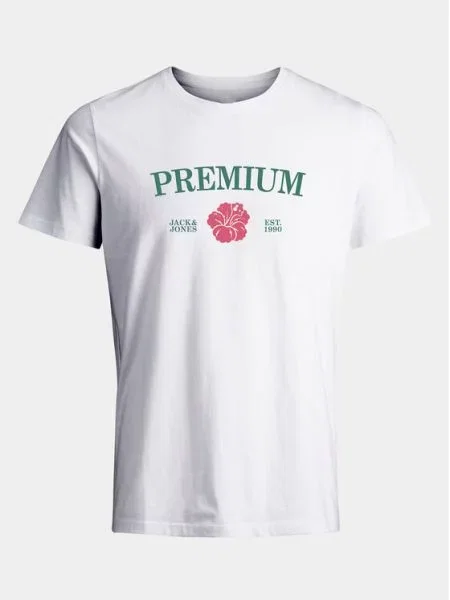 Jack&Jones T-shirt Jprblaalfie Regular Fit bijela