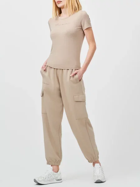 Футболка Ea7 Emporio Armani бежевая