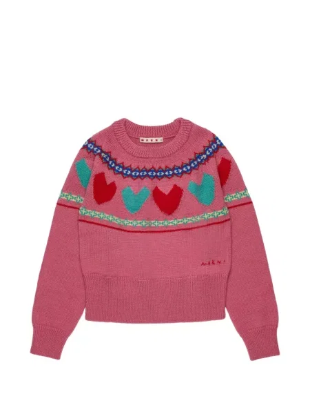Sweter dziecięcy Marni różowy