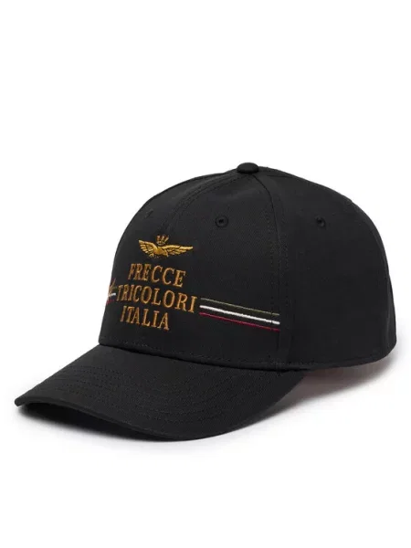 Aeronautica Militare Шапка с козирка черен