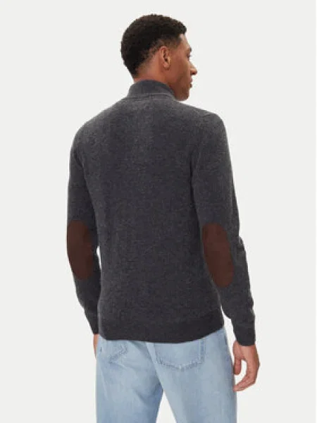 Barbour Kardigán Essential Elbow-Patch szürke