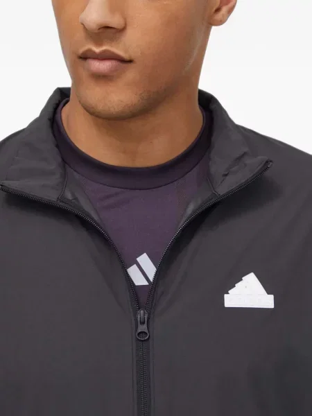 Csíkos tornaterem rövidnadrág Adidas nyomtatás kék
