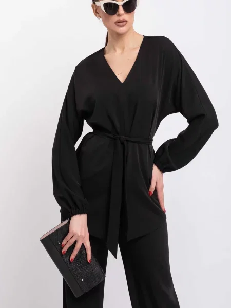 Блуза RiMari бавовна/поліестер чорний