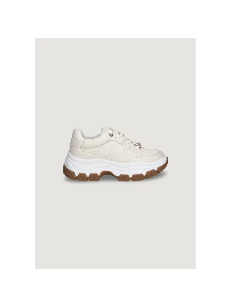 Sneakersy Guess FLFBRT Écru bílé