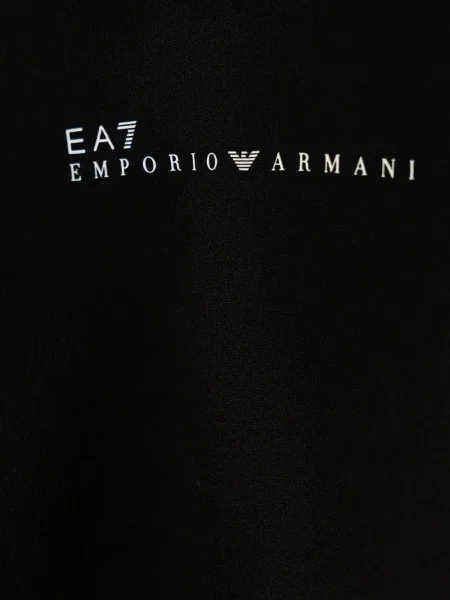 Bluza z kapturem dziecięca Ea7 Emporio Armani czarna
