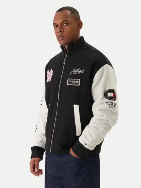 Tommy Hilfiger Bomber dzseki fekete