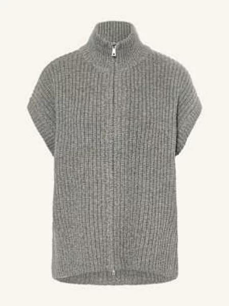 Mrs & Hugs Kamizelka Z Dzianiny grau szara