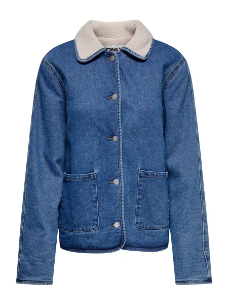 ONLY Geacă de primăvară-toamnă ONLALLISON denim albastru