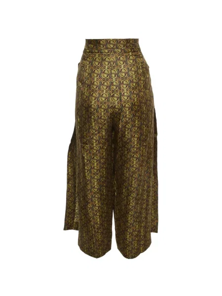 Levágott palazzo nadrág Max Mara zöld