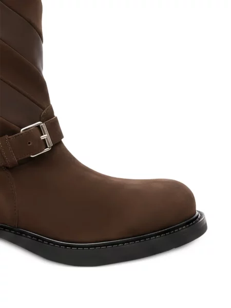 Botine Valentino Garavani cu cataramă maro