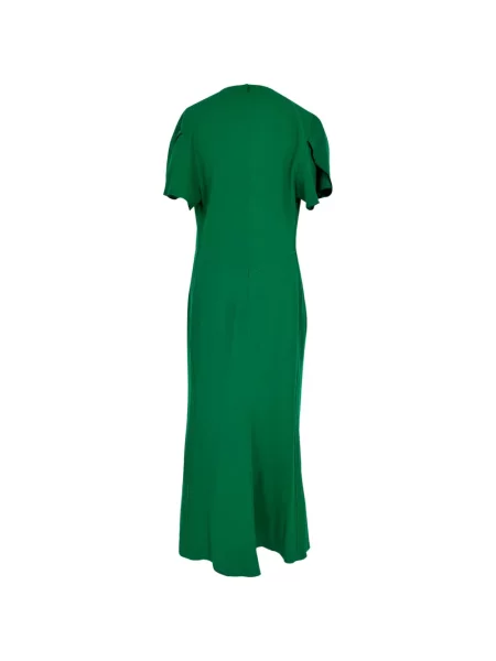 Rochie midi Victoria Beckham verde