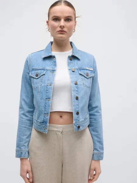 Pepe Jeans Prehodna jakna moder denim
