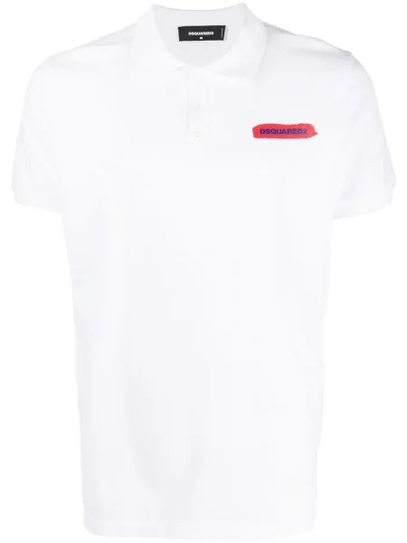 Polo Dsquared2 cu imagine alb