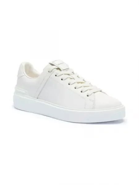 Balmain Bőr sneakers tornacipő fehér