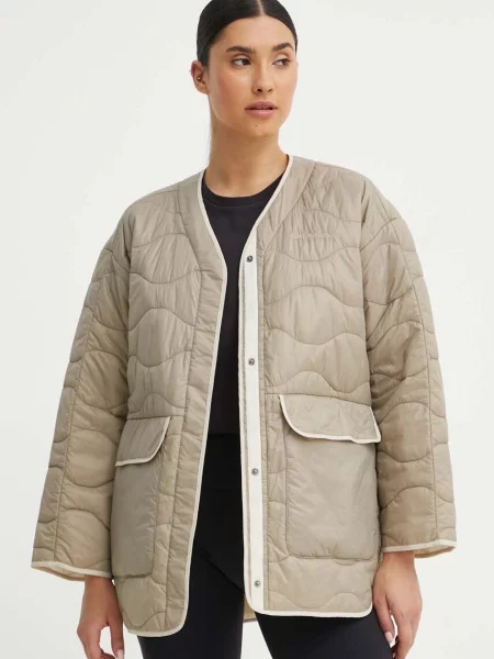 Peak Performance kurtka dwustronna Quilted beżowa