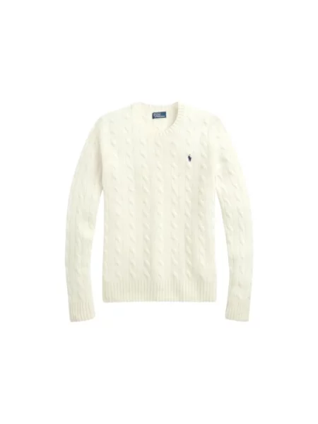 Sweter Polo Ralph Lauren z kaszmiru beżowy