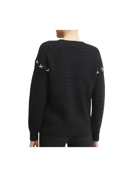 Sweter Guess z dżetami czarny