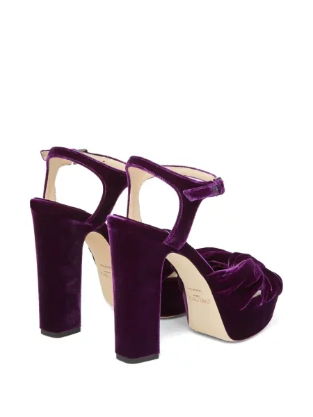 Sandale Jimmy Choo de catifea violet