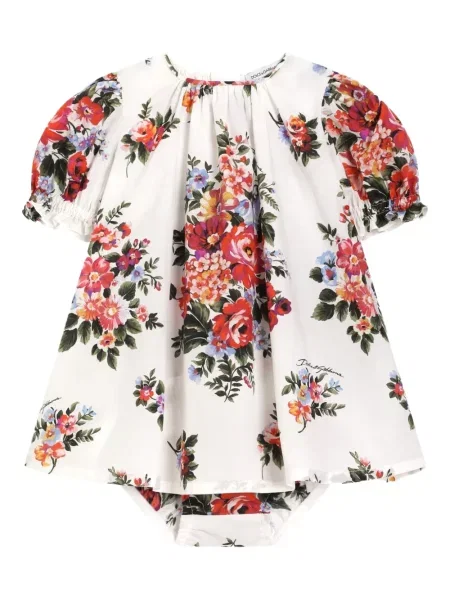 Sukienka dziecięca Dolce And Gabbana biała
