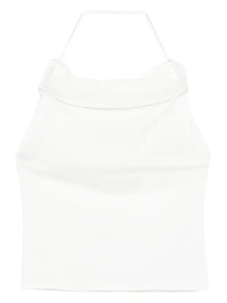 Bluzka Paris Georgia drapowana biała