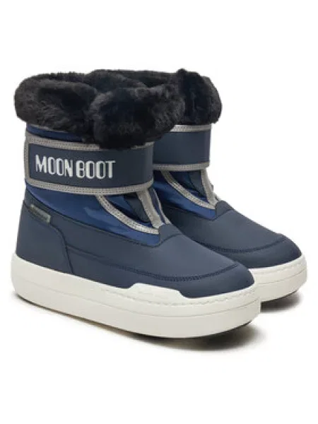 Moon Boot Sniego batai Junior Park Strap Tamsiai mėlyna