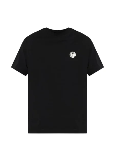 Tricou Palm Angels cu autograf negru