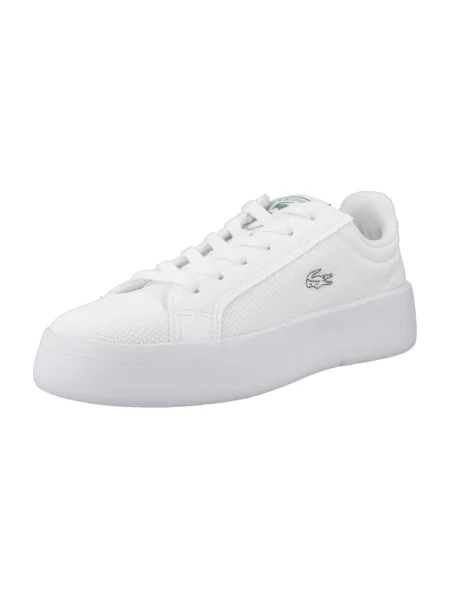 Pantofi Lacoste cu platformă alb