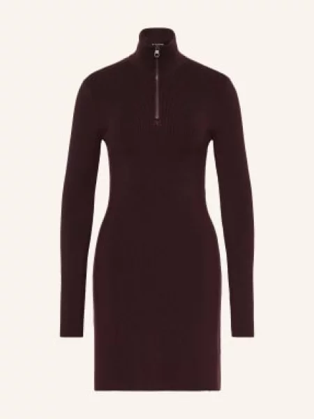 Courrèges Sukienka Z Dzianiny Z Wełny Merynosowej rot