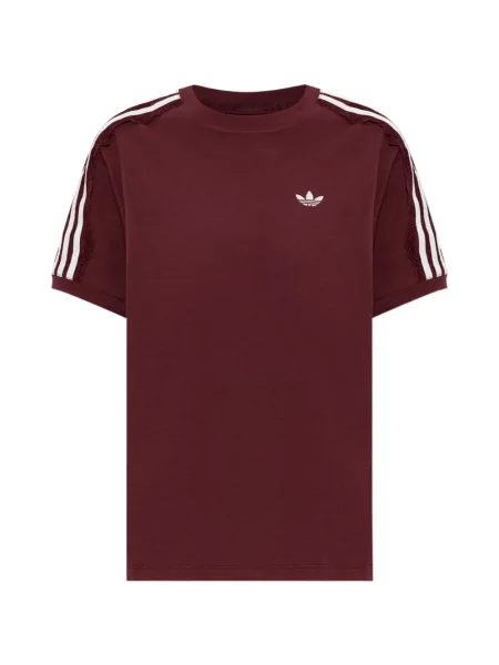 Hanorac Adidas cu dungi din dantelă cu imagine galben