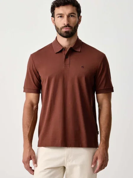 Tricou polo Boss maro
